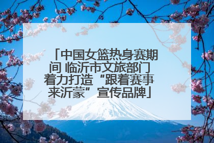 中国女篮热身赛期间 临沂市文旅部门着力打造“跟着赛事来沂蒙”宣传品牌